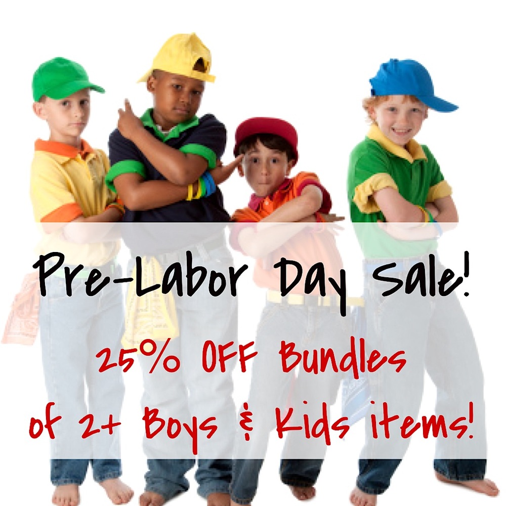 SALE - 25% OFF Kid’s items - add to bundle and I’ll send offer!